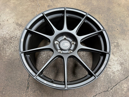 New 19X9.5 ET45 Overdrive Forged Alpha 01 Rim (4 wheel) Matt Black 5X112