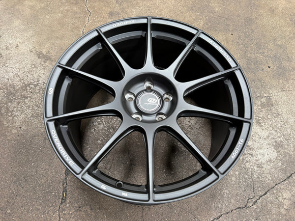 New 19X9.5 ET45 Overdrive Forged Alpha 01 Rim (4 wheel) Matt Black 5X114.3