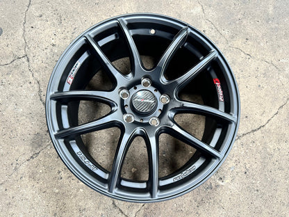 New 17X7.5 ET45 Lenso Project E Rim (4 wheel) Matt Black 5X114.3