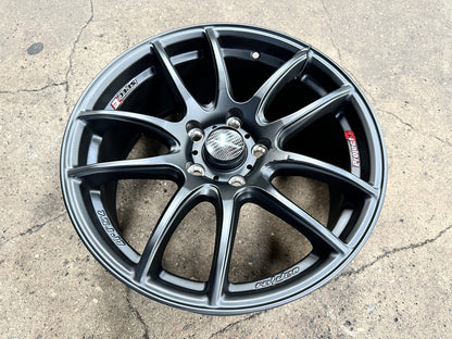 New 17X7.5 ET45 Lenso Project E Rim (4 wheel) Matt Black 5X114.3