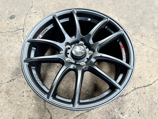 New 17X7.5 ET45 Lenso Project E Rim (4 wheel) Matt Black 5X114.3