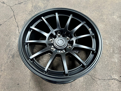 New 18X9 ET20 Lenso Project QRim (4 wheel) Matt Black 6X139.7