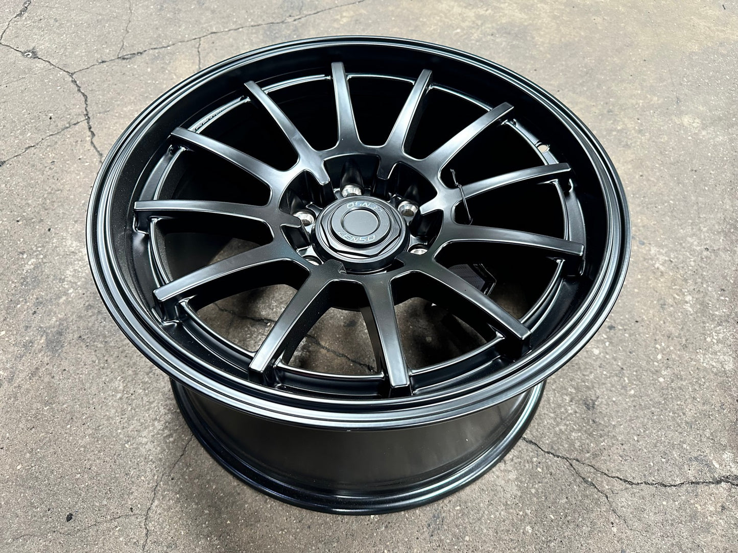 New 18X9 ET20 Lenso Project QRim (4 wheel) Matt Black 6X139.7