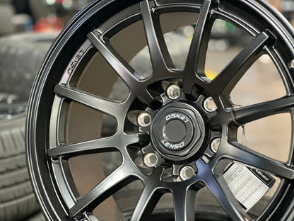 New 18X9 ET20 Lenso Project QRim (4 wheel) Matt Black 6X139.7