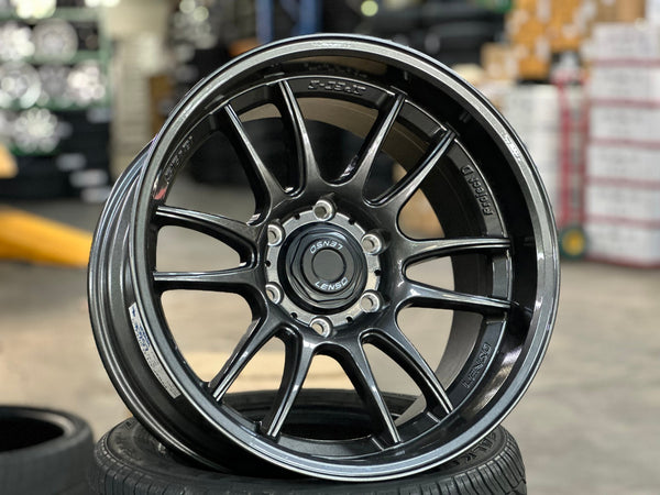 New 18X9.5 ET0 Lenso Project E Rim (4 wheel) Gloss Black 6X139.7