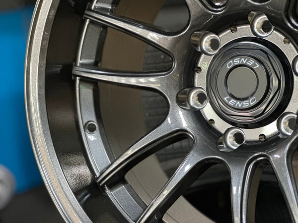 New 18X9.5 ET0 Lenso Project E Rim (4 wheel) Gloss Black 6X139.7