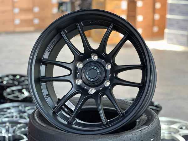 New 18X9.5 ET0 Lenso Project E Rim (4 wheel) Matt Black 6X139.7
