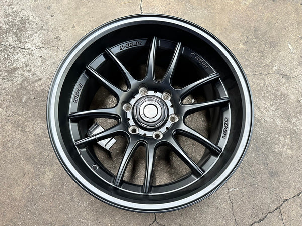 New 18X9.5 ET0 Lenso Project E Rim (4 wheel) Matt Black 6X139.7