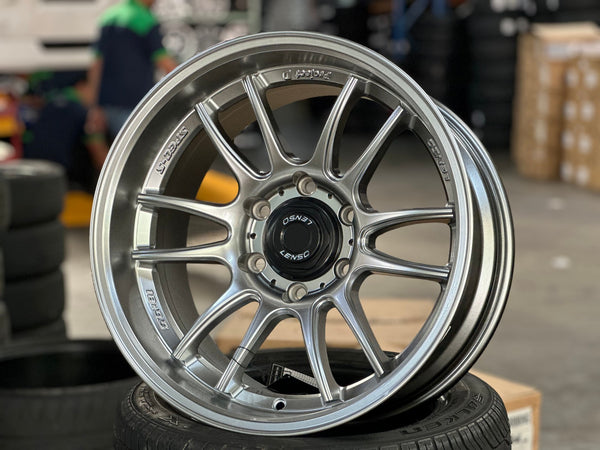 New 18X9.5 ET0 Lenso Project E Rim (4 wheel) Gloss Silver 6X139.7