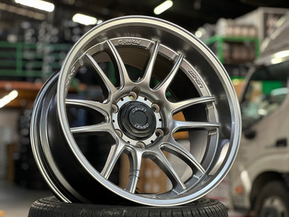 New 18X9.5 ET0 Lenso Project E Rim (4 wheel) Gloss Silver 6X139.7