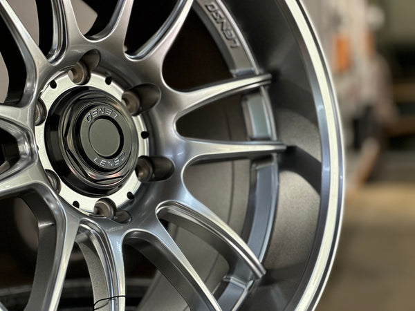 New 18X9.5 ET0 Lenso Project E Rim (4 wheel) Gloss Black 6X139.7