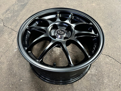 New 16X7 ET43 Enkei PF01 Rim (4 wheel) Matt Black 4X100