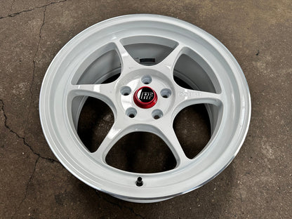 New 18X8.5 ET35 Enkei PF06 Rim (4 wheel) Gloss White 5X114.3