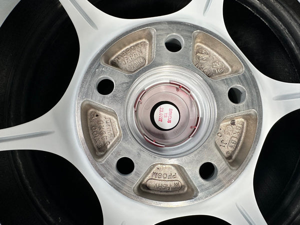 New 18X8.5 ET35 Enkei PF06 Rim (4 wheel) Gloss White 5X114.3