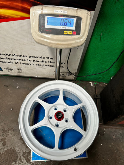 New 18X8.5 ET35 Enkei PF06 Rim (4 wheel) Gloss White 5X114.3