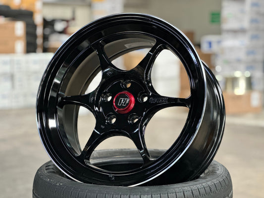 New 18X8.5 ET35 Enkei PF06 Rim (4 wheel) Matt Black 5X114.3