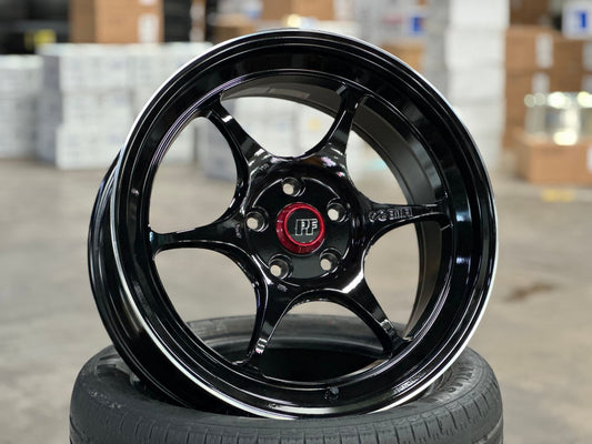 New 18X8.5 ET35 Enkei PF06 Rim (4 wheel) Matt Black 5X114.3