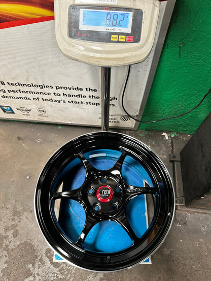 New 18X8.5 ET35 Enkei PF06 Rim (4 wheel) Matt Black 5X114.3