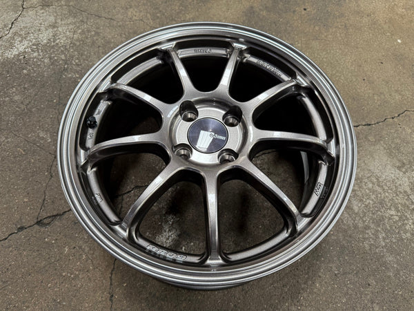 New 16X7 ET45 Enkei PF09 Rim (4 wheel) Matt Gunmetal 4X100