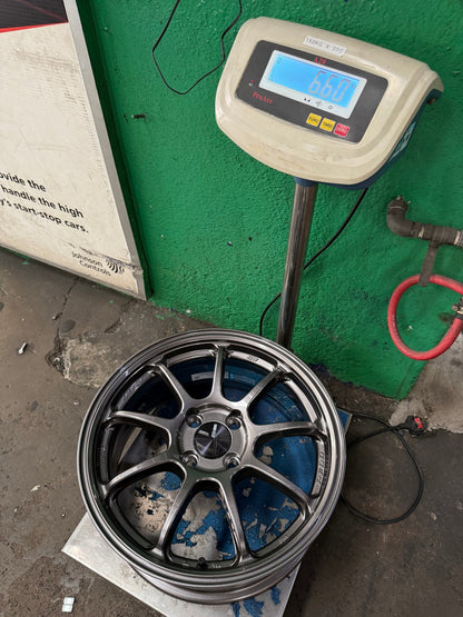 New 16X7 ET45 Enkei PF09 Rim (4 wheel) Matt Gunmetal 4X100