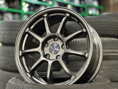 New 17X8 ET35 Enkei PF09 Rim (4 wheel) Matt Gunmetal 5X114.3