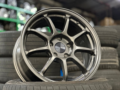 New 17X8 ET35 Enkei PF09 Rim (4 wheel) Matt Gunmetal 5X114.3