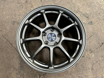 New 17X8 ET35 Enkei PF09 Rim (4 wheel) Matt Gunmetal 5X114.3