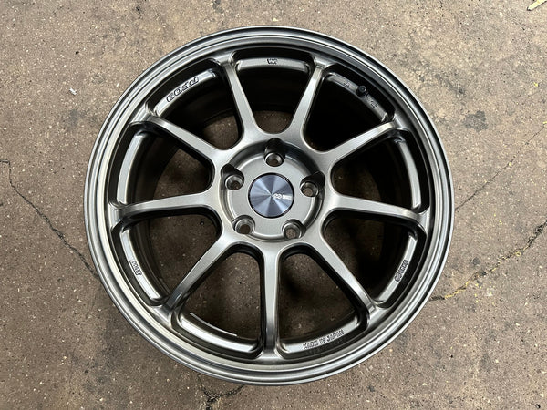 New 17X8 ET35 Enkei PF09 Rim (4 wheel) Matt Gunmetal 5X114.3