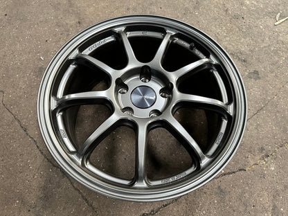 New 17X8 ET35 Enkei PF09 Rim (4 wheel) Matt Gunmetal 5X114.3