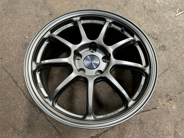 New 17X8 ET35 Enkei PF09 Rim (4 wheel) Matt Gunmetal 5X114.3