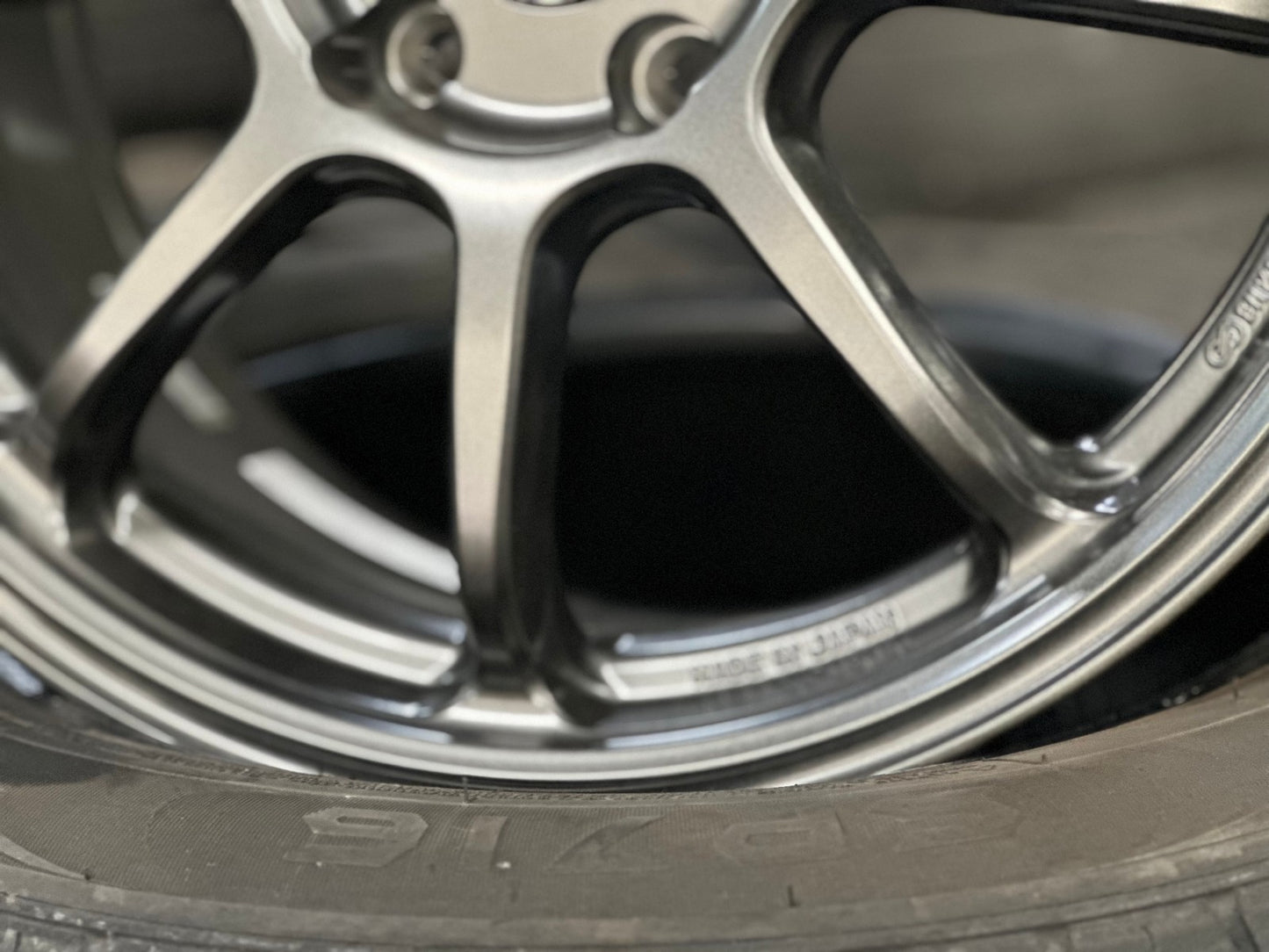 New 17X8 ET35 Enkei PF09 Rim (4 wheel) Matt Gunmetal 5X114.3