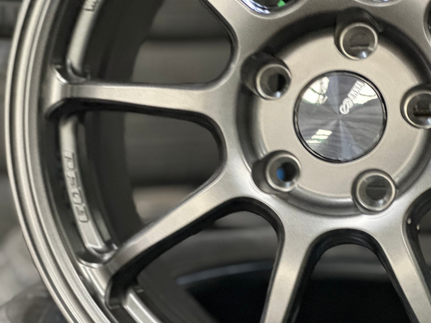 New 17X8 ET35 Enkei PF09 Rim (4 wheel) Matt Gunmetal 5X114.3