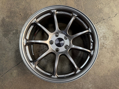 New 18X8.5 ET45 Enkei PF09 Rim (4 wheel) Gloss Gunmetal 5X112