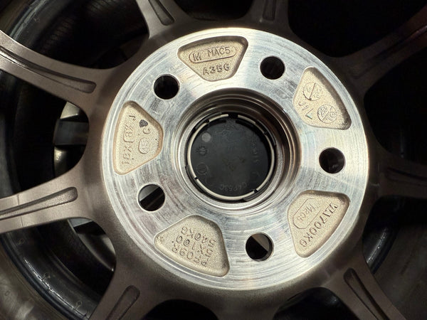 New 18X8.5 ET45 Enkei PF09 Rim (4 wheel) Gloss Gunmetal 5X112