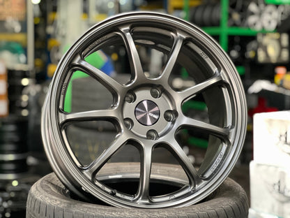 New 18X8.5 ET38 Enkei PF09 Rim (4 wheel) Matt Gunmetal 5X114.3