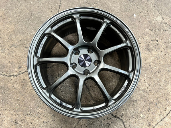 New 18X8.5 ET38 Enkei PF09 Rim (4 wheel) Matt Gunmetal 5X114.3