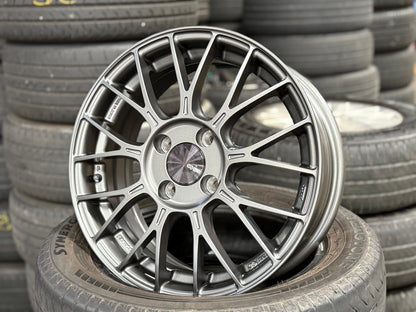 New 15X6 ET45 Enkei PFM1 Rim (4 wheel) Matt Gunmetal 4X100