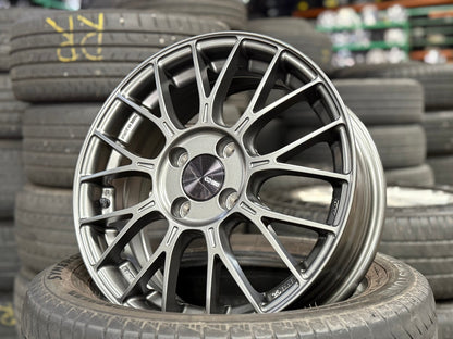 New 15X6 ET45 Enkei PFM1 Rim (4 wheel) Matt Gunmetal 4X100