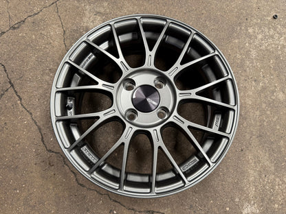 New 15X6 ET45 Enkei PFM1 Rim (4 wheel) Matt Gunmetal 4X100