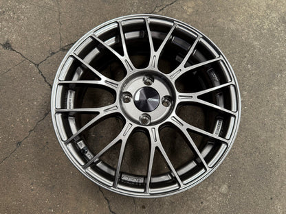 New 16X6.5 ET38 Enkei PFM1 Rim (4 wheel) Gloss Gunmetal 4X100