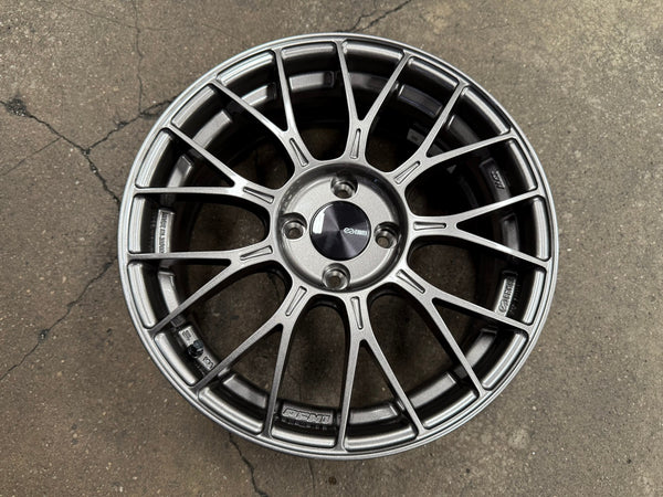New 16X6.5 ET38 Enkei PFM1 Rim (4 wheel) Gloss Gunmetal 4X100