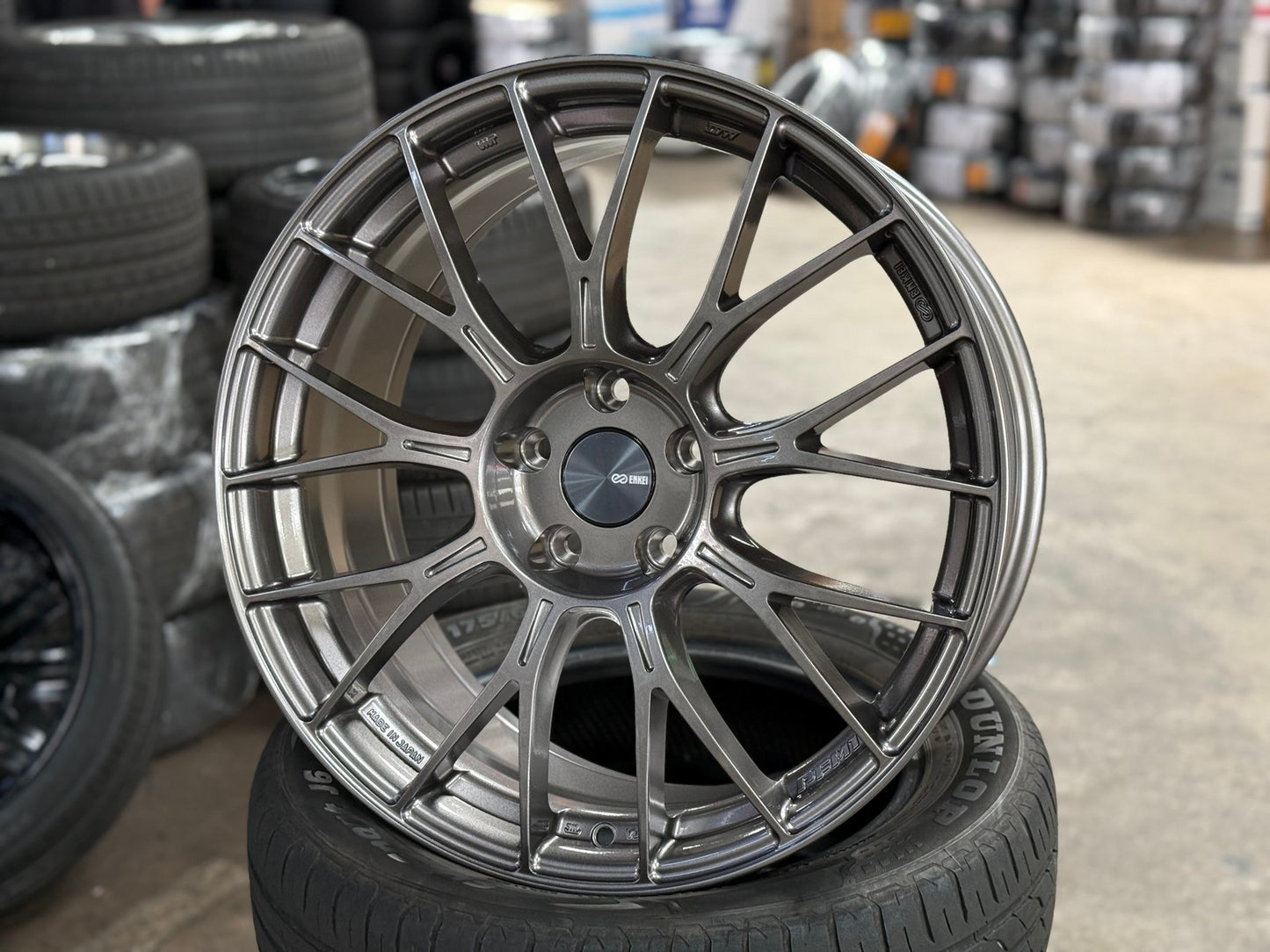 New 19X8.5 ET35 Enkei PFM1 Rim (4 wheel) Gloss Gunmetal 5X114.3