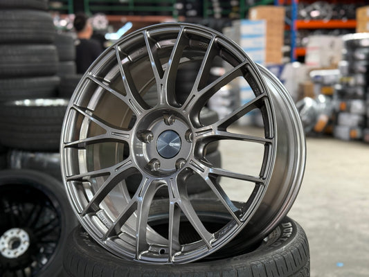 New 19X8.5 ET35 Enkei PFM1 Rim (4 wheel) Gloss Gunmetal 5X114.3