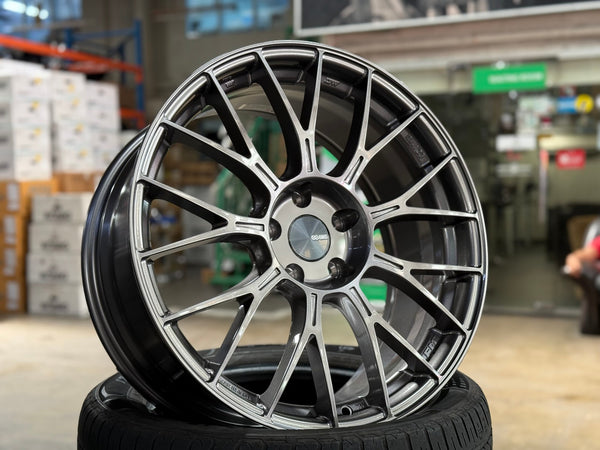 New 19X8.5 ET35 Enkei PFM1 Rim (4 wheel) Gloss Gunmetal 5X114.3