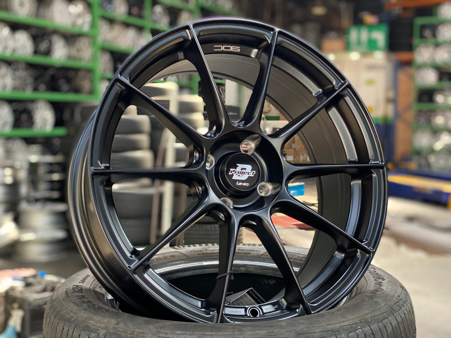 New 17X7 ET35 Lenso Climax Rim (4 wheel) Matt Black 4X100