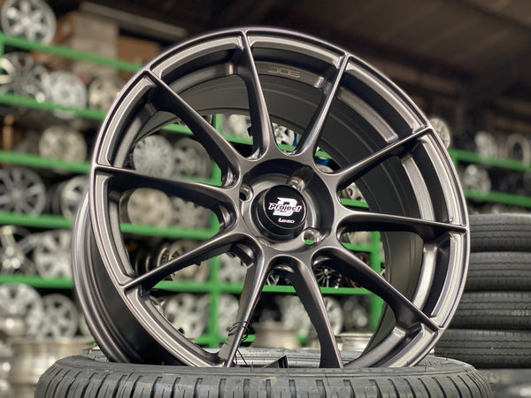 New 17X7 ET35 Lenso Climax Rim (4 wheel) Matt Black 4X100