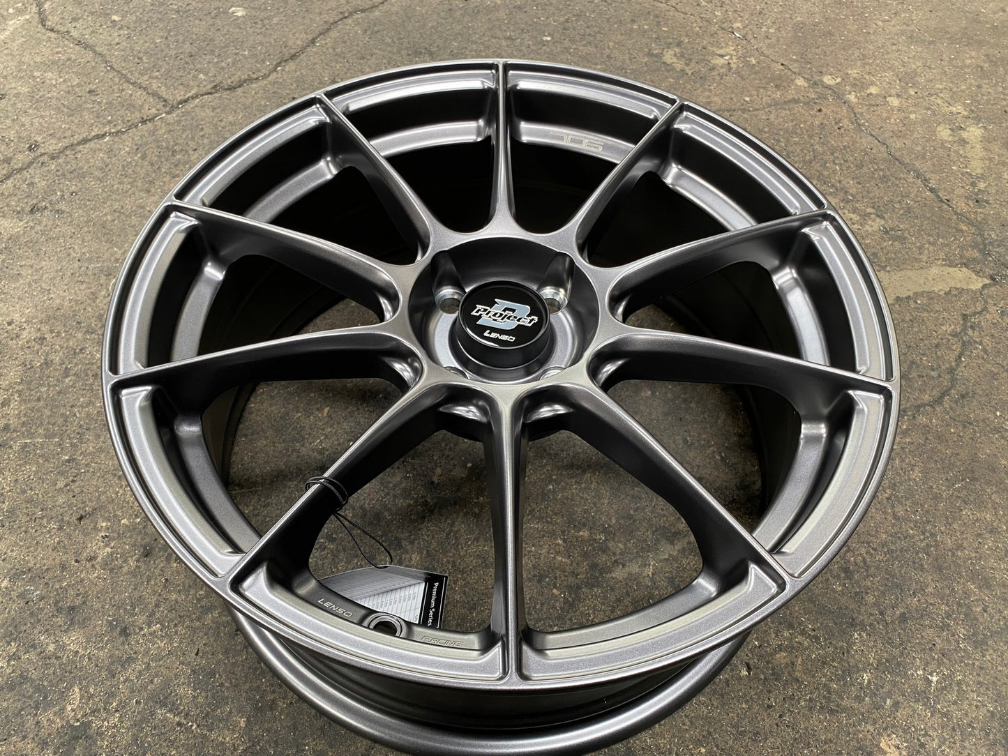 New 17X7 ET35 Lenso Climax Rim (4 wheel) Matt Black 4X100