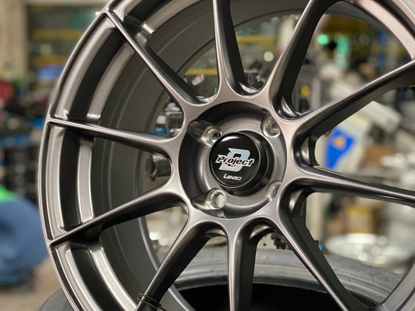 New 17X7 ET35 Lenso Climax Rim (4 wheel) Matt Black 4X100