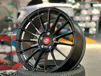 New 18X8.5 ET35 Lenso Project D Rim (4 wheel) Matt Black 5X112