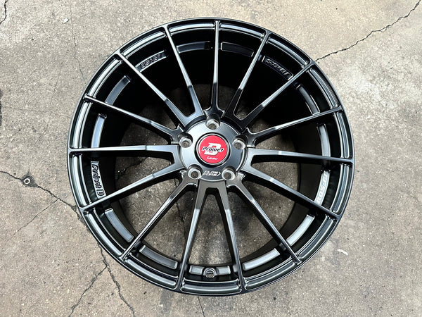New 18X8.5 ET35 Lenso Project D Rim (4 wheel) Matt Black 5X112